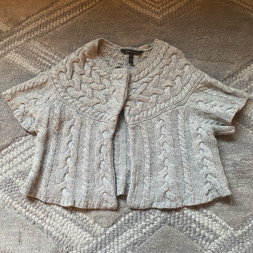Cropped wool sweater BCBGmaxazria medium